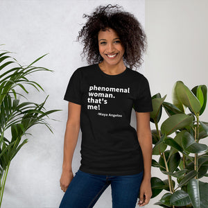 phenomenal woman Short-Sleeve Unisex T-Shirt