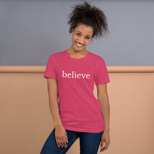 believe (Short-Sleeve Unisex T-Shirt)